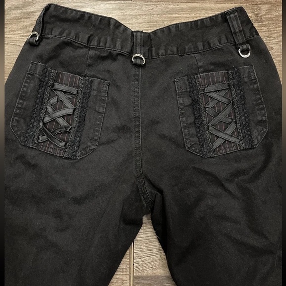 Tripp NYC Rare Pink Pinstripe Lace Pants Corset Pockets size 3 *NFS AS OF RN* - Picture 3 of 6